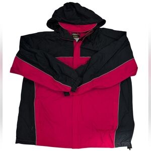 Stearns Jacket Dry Wear, Hooded, Red & Black, Men's XL